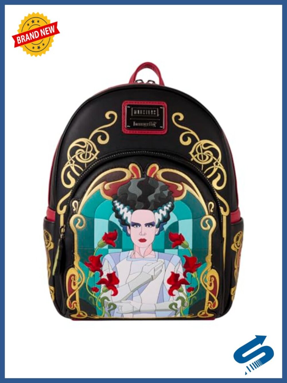 Loungefly Universal Monsters Bride Mini Backpack Faux Leather